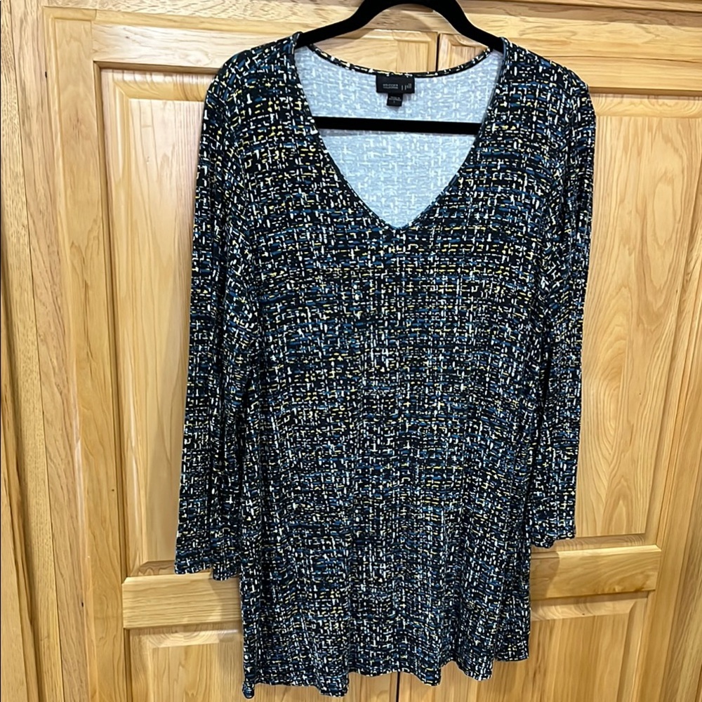 J.Jill V-Neck Long Sleeve Tunic L